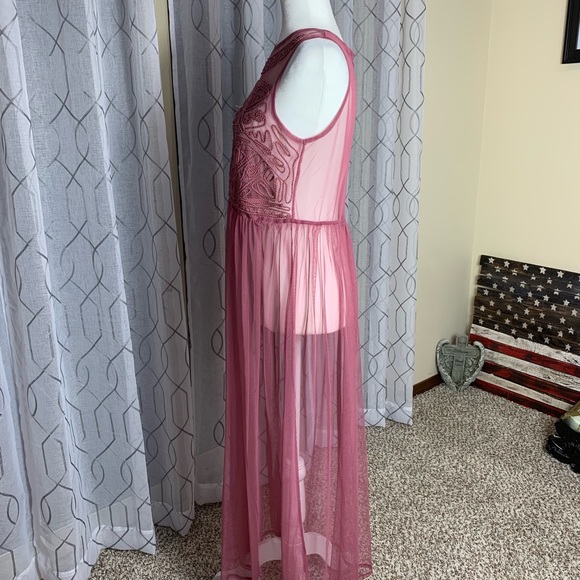 Mod X Sheer Mesh Dress Size Small - Picture 3 of 5